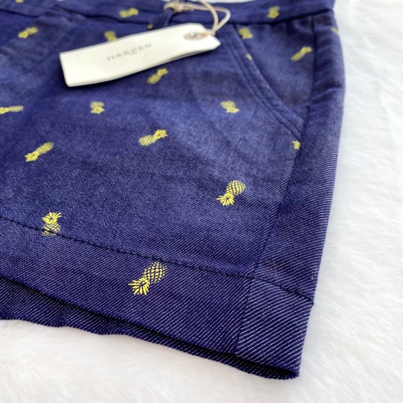 NWT Pineapple Printed Shorts From Francesca’s Collection - Picture 5 of 15